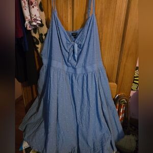 Torrid Blue Sleeveless Dress